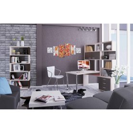 Стеллаж СБ-10-5 карамель / венге