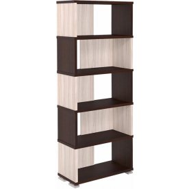 Стеллаж СБ-10-5 венге / карамель