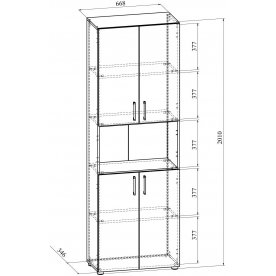Стеллаж ОФ-301К
