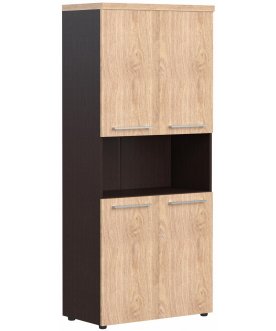Стеллаж Skyland Alto AHC 85.4 дуб девон / венге магия
