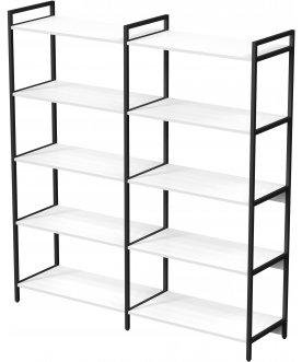 Стеллаж cubos 10СВ.6.400 белый / черный