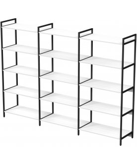 Стеллаж cubos 10ССД.3.400 белый / черный