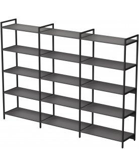 Стеллаж cubos 10ССТ.3.800 графит / черный