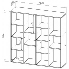 Стеллаж СТ144