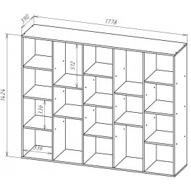 Стеллаж СТ145