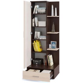 Стеллаж СТ-9 венге / беленый дуб