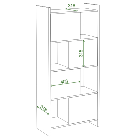 Стеллаж СТЛ-ЗВ Ш