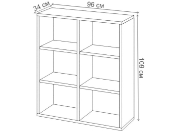 Стеллаж СУ ш2в1