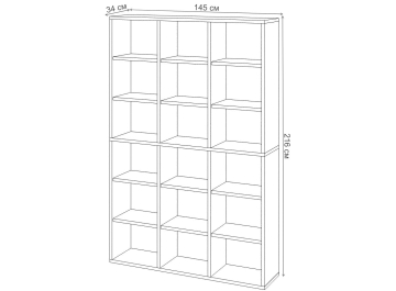 Стеллаж СУ ш3в2