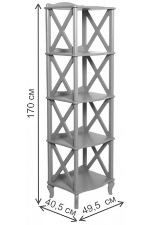 Стеллаж Заварин 4 мокко