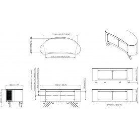 ТВ-тумба Bay FS1150