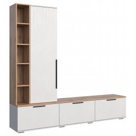 ТВ-тумба Филеста белый / дуб вотан