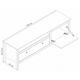ТВ-тумба Хельга RTV1D1S