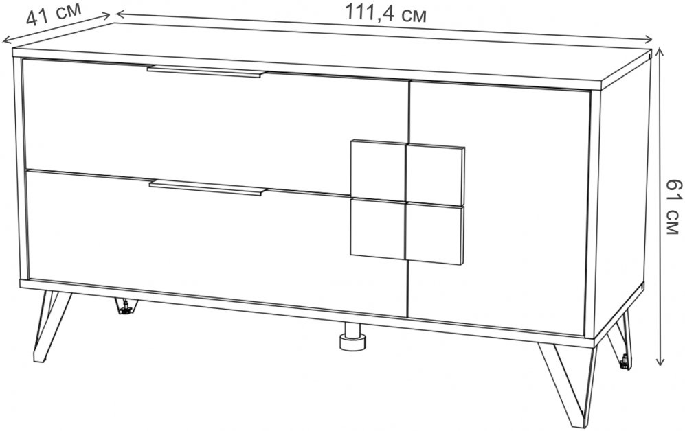 ТВ-тумба Макао 4106.М1