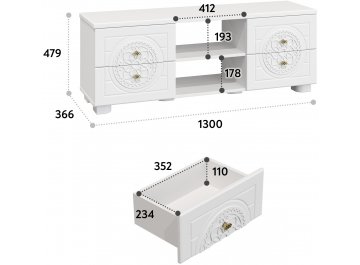 ТВ-тумба Монблан МБ-39К