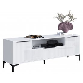 ТВ-тумба Иадама белый / белый глянец