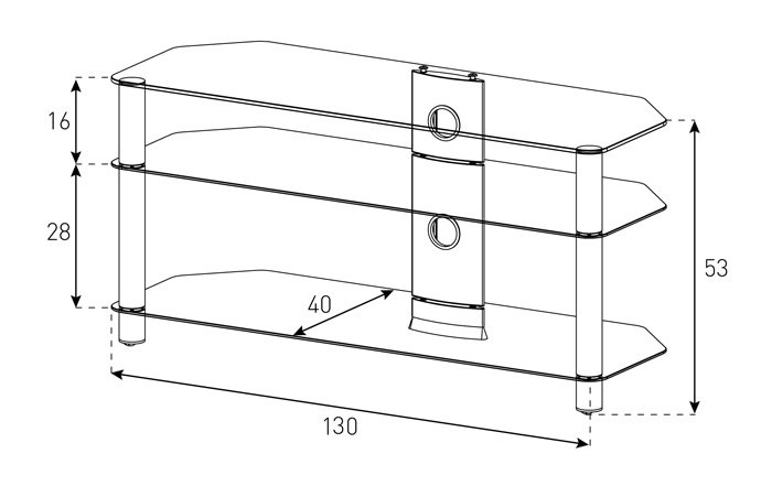 ТВ-тумба Neo 3130 С SLV
