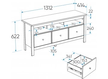 ТВ-тумба Сага
