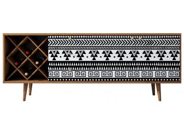 ТВ-тумба Воаб орех / принт 19