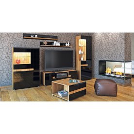 Шкаф с витриной Леонардо МН-026-03