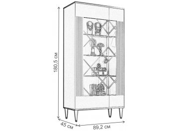 Витрина Rimini Solo
