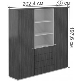 Витрина NZ-0313+NZ-0322+NZ-0313