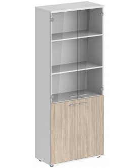 Витрина SG.811 белый / дуб светлый