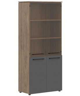 Витрина Morris Trend MHC 85.2 антрацит / кария пальмира