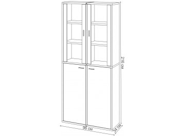 Витрина Оревро ш2в2+2ФС+2ФГ НБЕ