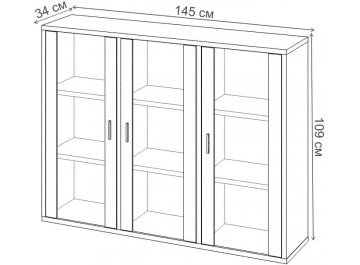 Витрина СУ ш3в1+3ФС Ш