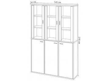 Витрина Оревро (ш3в2)+3ФГ+3ФС Н