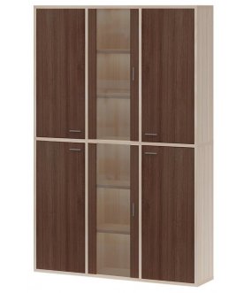 Витрина СУ(ш3в2)+4ФГ+2ФС БЕ карамель / шамони