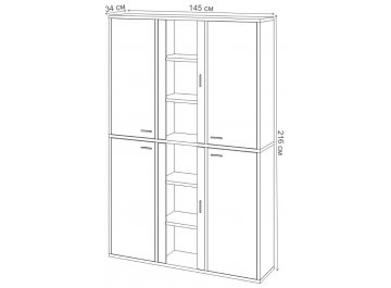 Витрина СУ(ш3в2)+4ФГ+2ФС НБЕ