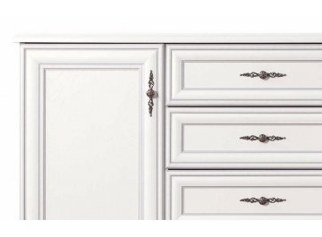 Комод Kentaki (Кентаки) S320-KOM2D4S белый