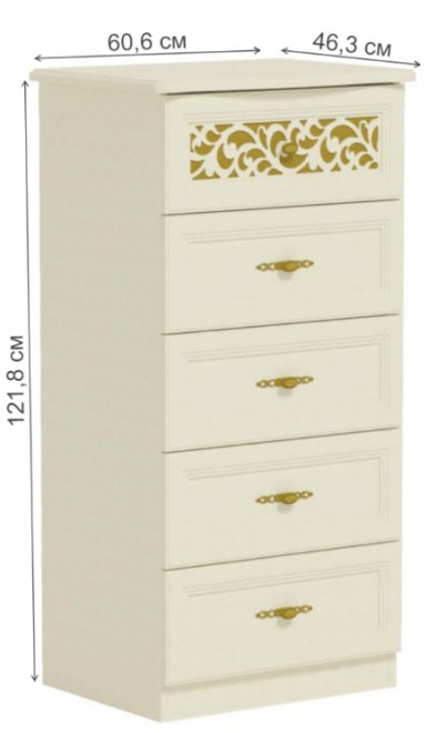 Комод Ливадия Л20 weave светлый