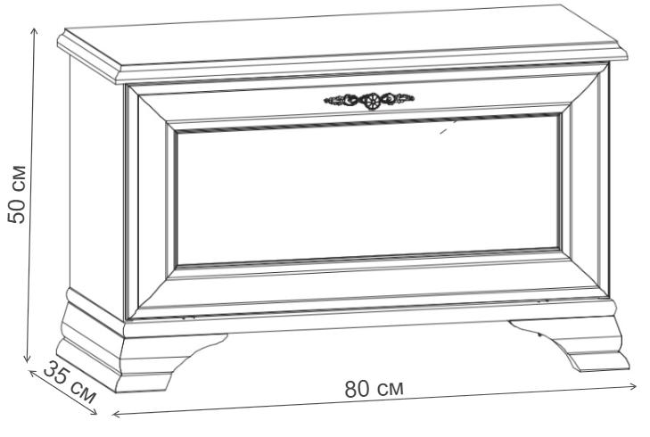 Обувница Кентаки SFK1B белый