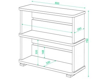 Стеллаж Эланта-25/2