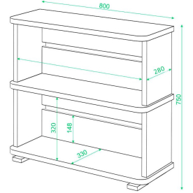 Стеллаж СБ-25/2
