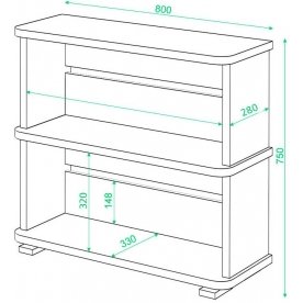 Стеллаж СБ-25/2