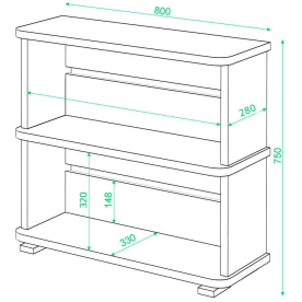 Стеллаж СБ-25/2