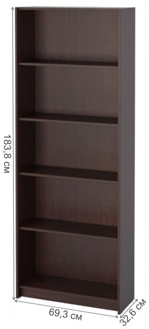 Стеллаж Милана-5 венге