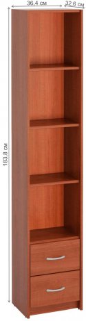 Стеллаж Милана-8 вишня