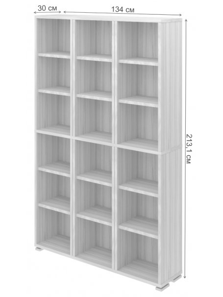 Стеллаж ПУ-40-1 БЕ белый