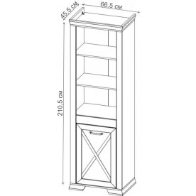 Стеллаж Марсель REG1DP