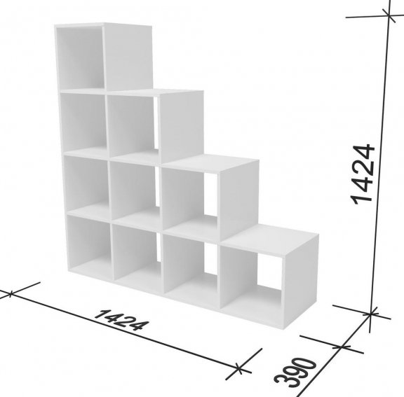 Стеллаж СИ-Л44 дуб сонома