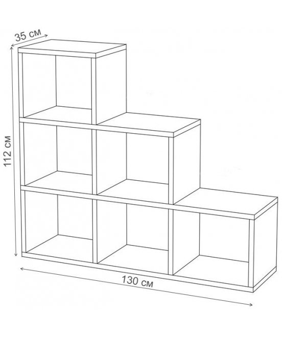 Стеллаж СЛД НБЕ нельсон / белый