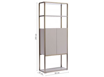 Стеллаж Space тип B 58DB-SH16061B