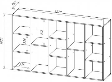 Стеллаж СТ105