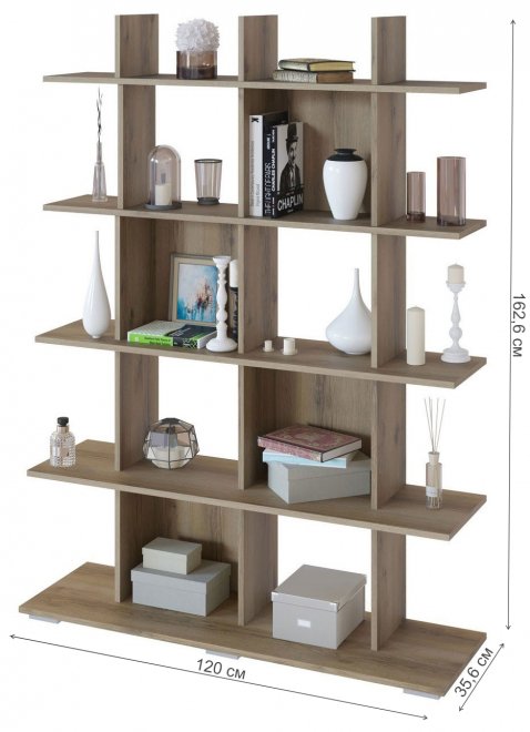 Стеллаж СТ-5 дуб делано