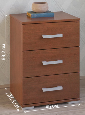 Тумба Вента-83 вишня